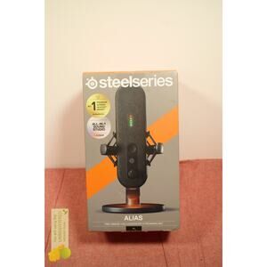 SteelSeries Alias Microphone: USB-C Condenser with Cardioid Polar Pattern
